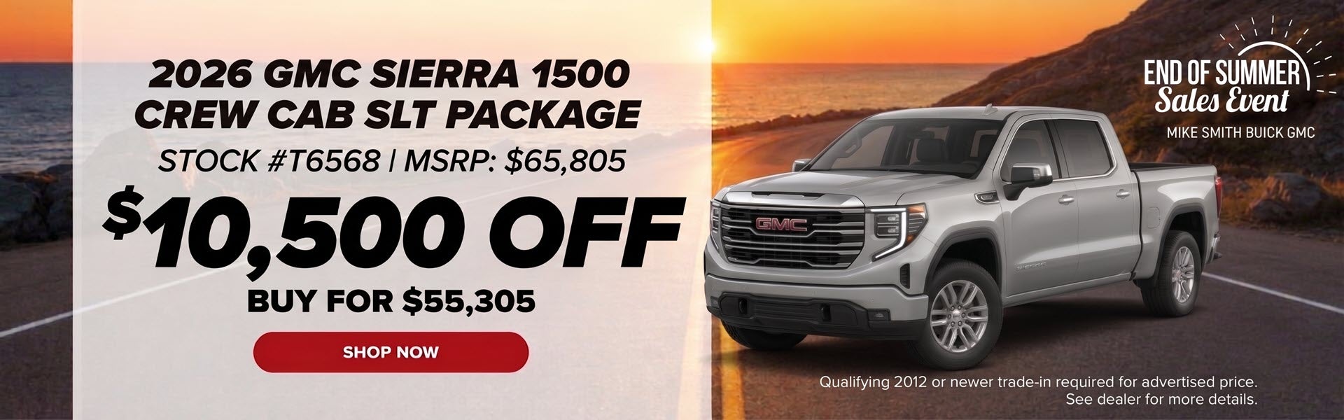 2026 GMC Sierra 1500 Crew Cab SLT Package