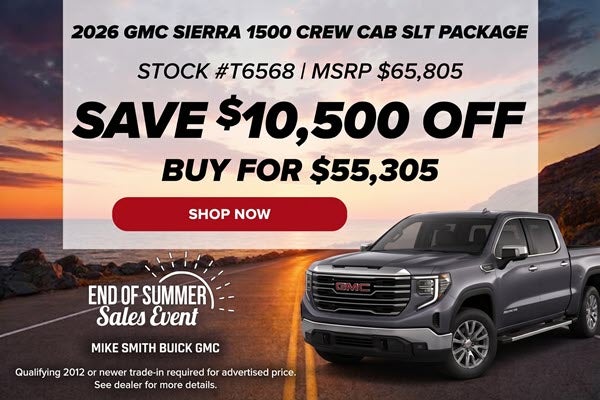 2026 GMC Sierra 1500 Crew Cab SLT Package