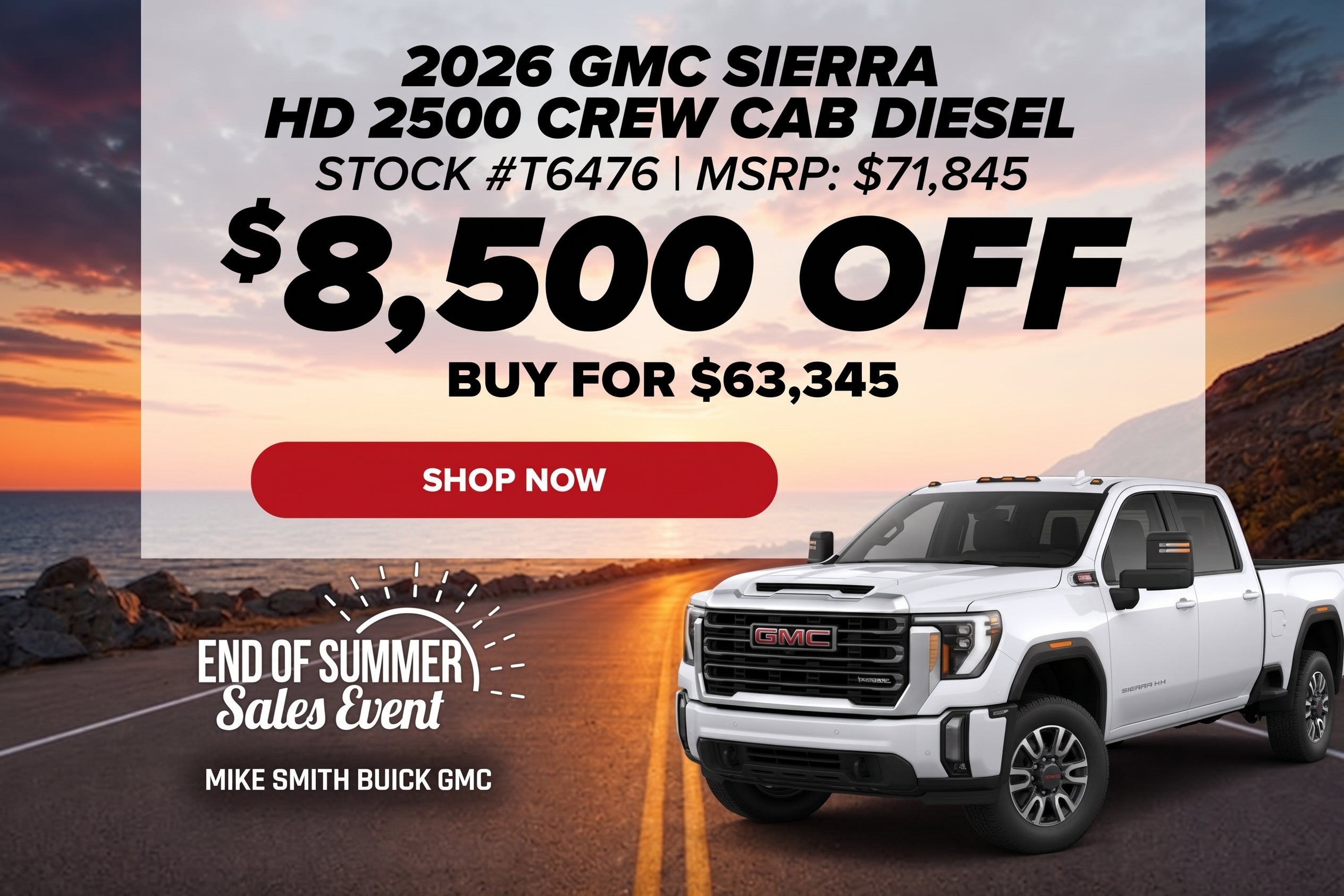 2026 GMC HD 2500 Crew Cab Diesel