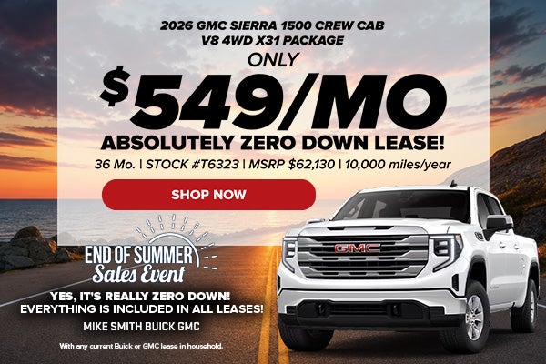 2026 GMC Sierra 1500 Crew Cab V8 4WD X31 Package